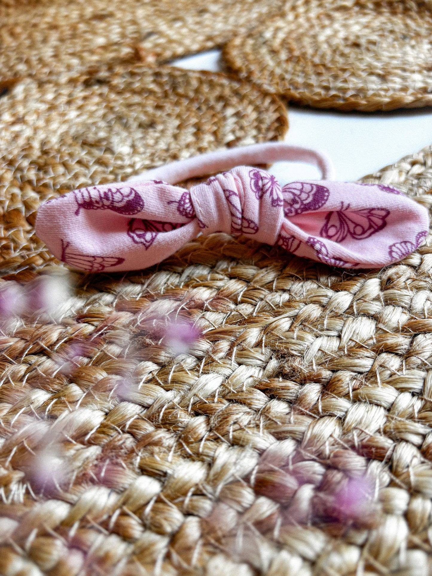 Newborn čelenka - Butterfly