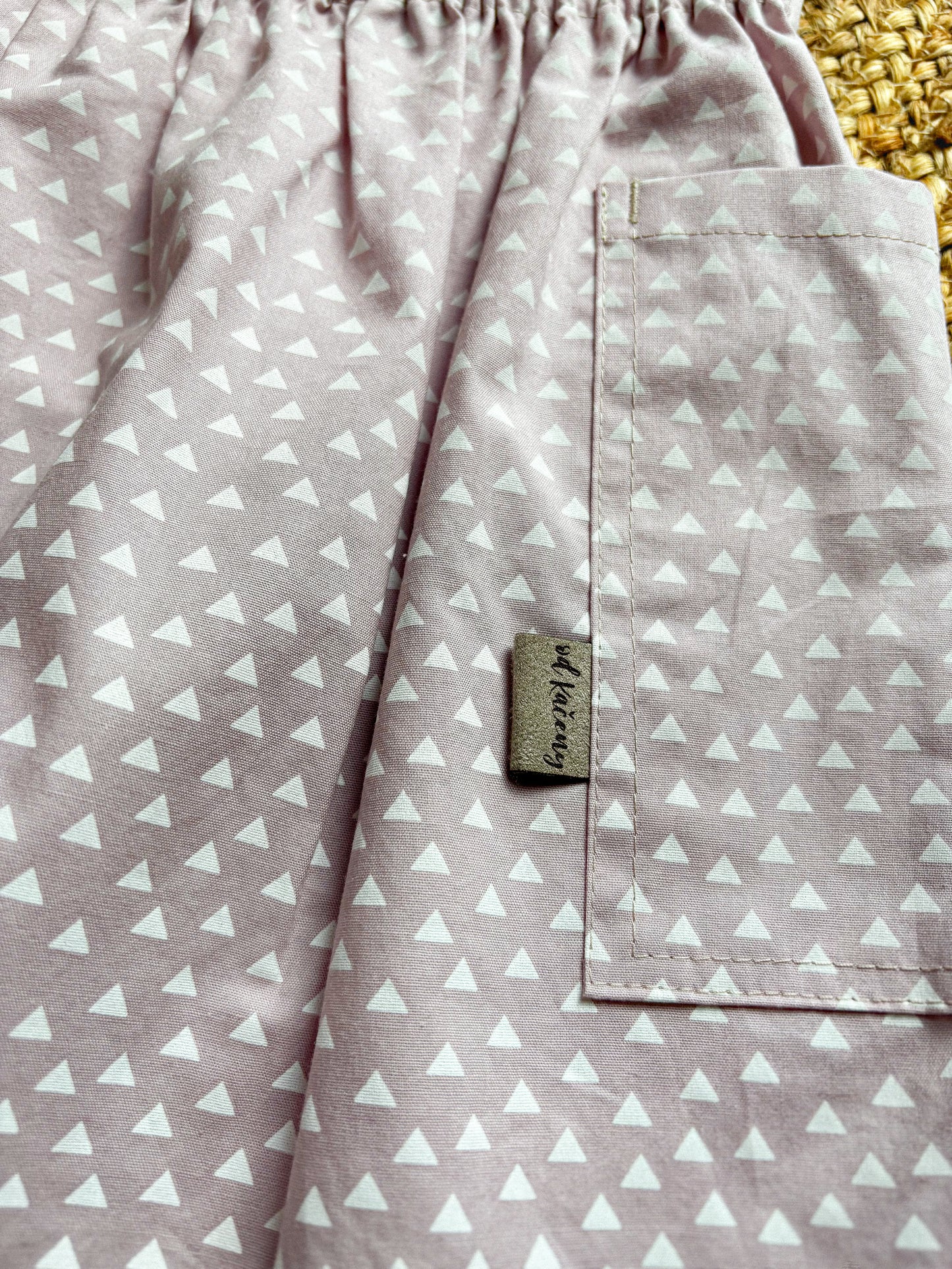 Bavlněná sukně Pink