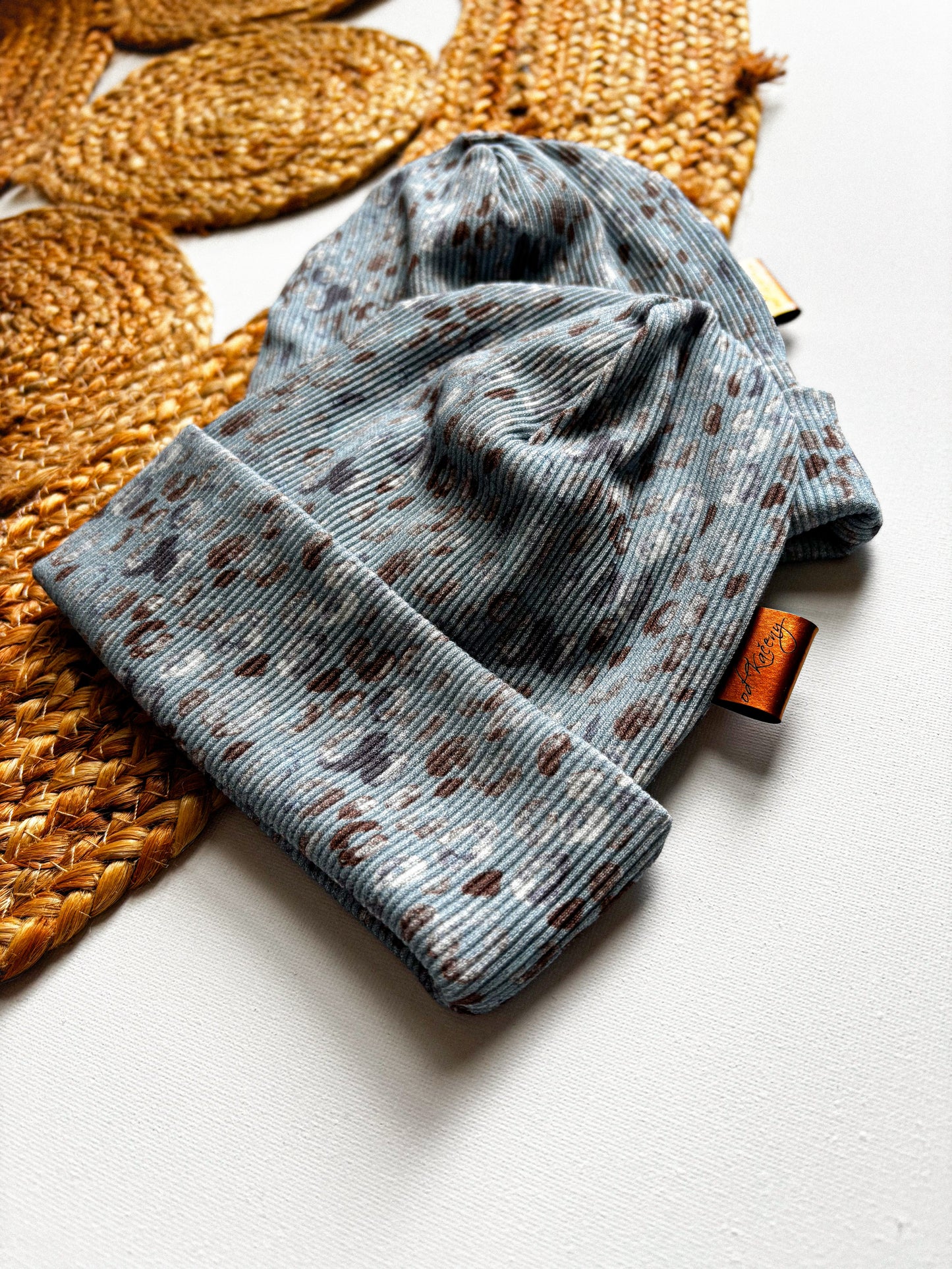 Žebrovaná čepice Blue Gepard