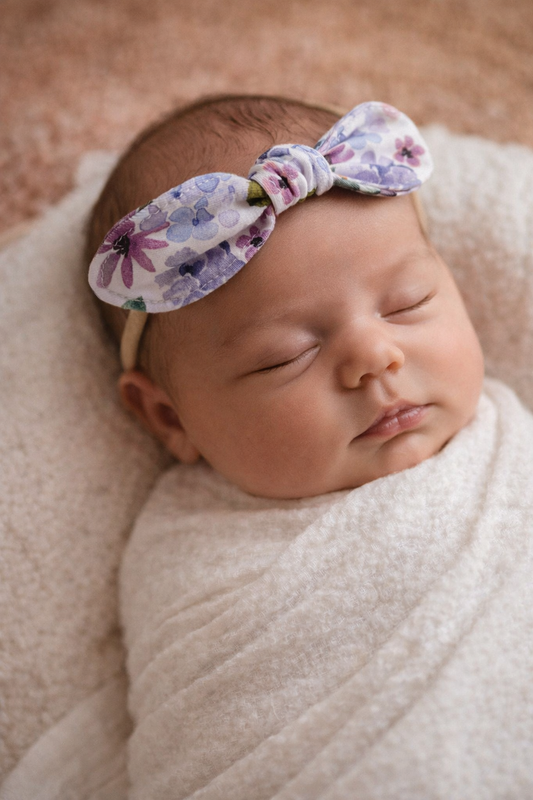 Newborn čelenka Flowers