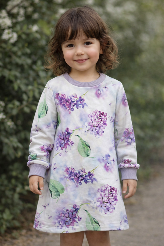 Mikinové šaty Flowers