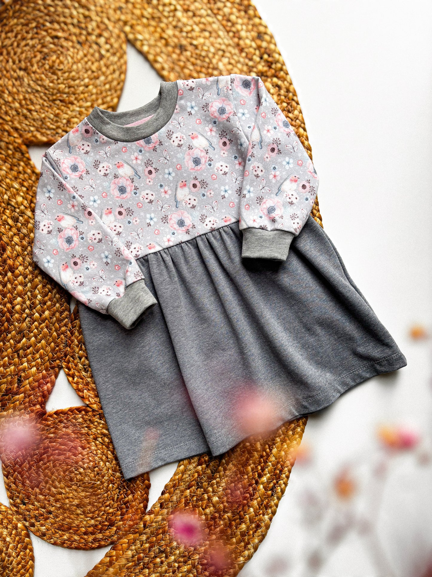 Mikinové šaty Bird