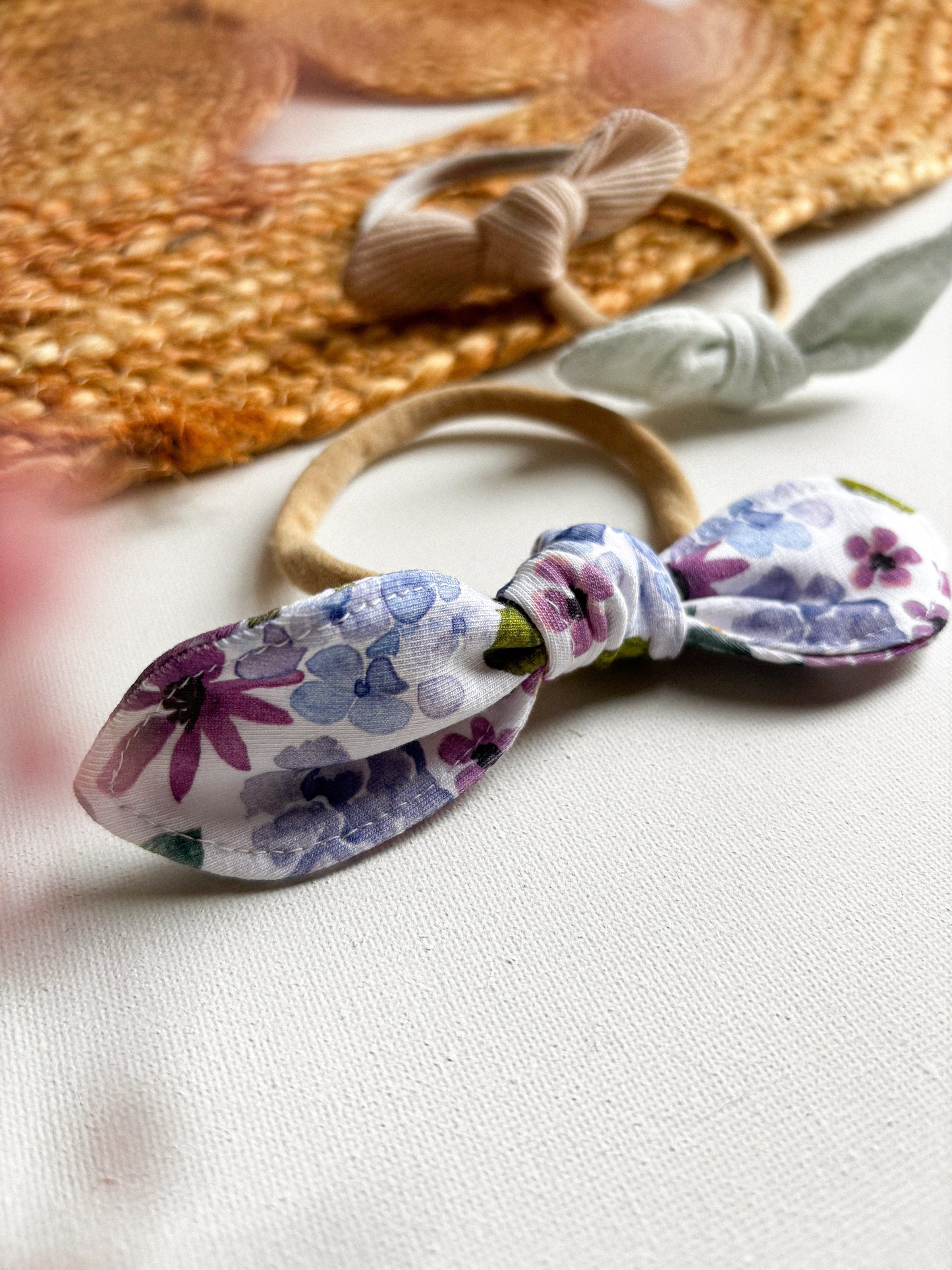 Newborn čelenka Flowers