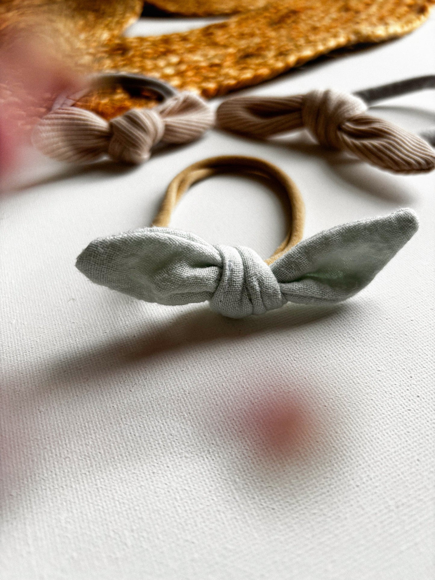 Newborn čelenka Mint