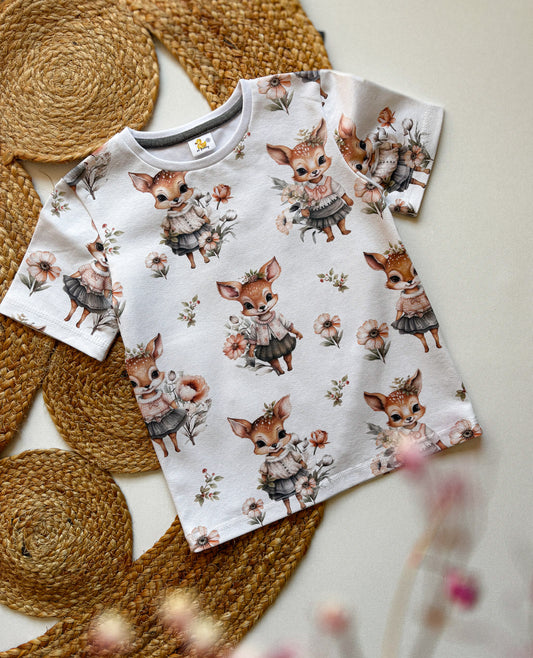 Triko Flowers Deer