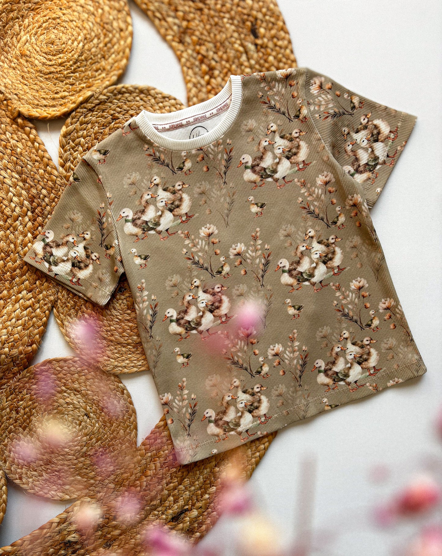 Žebrované tričko Duck