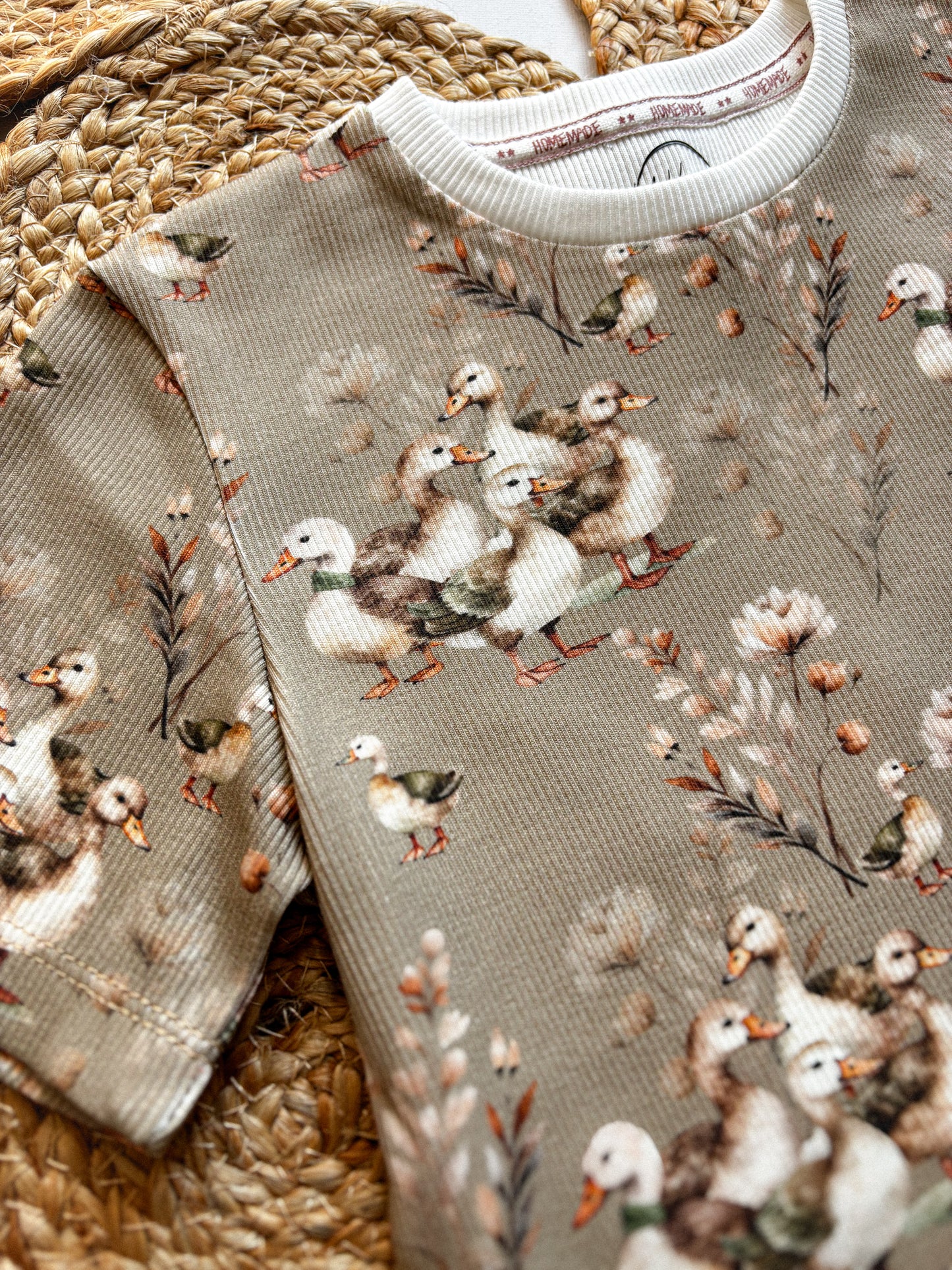 Žebrované tričko Duck