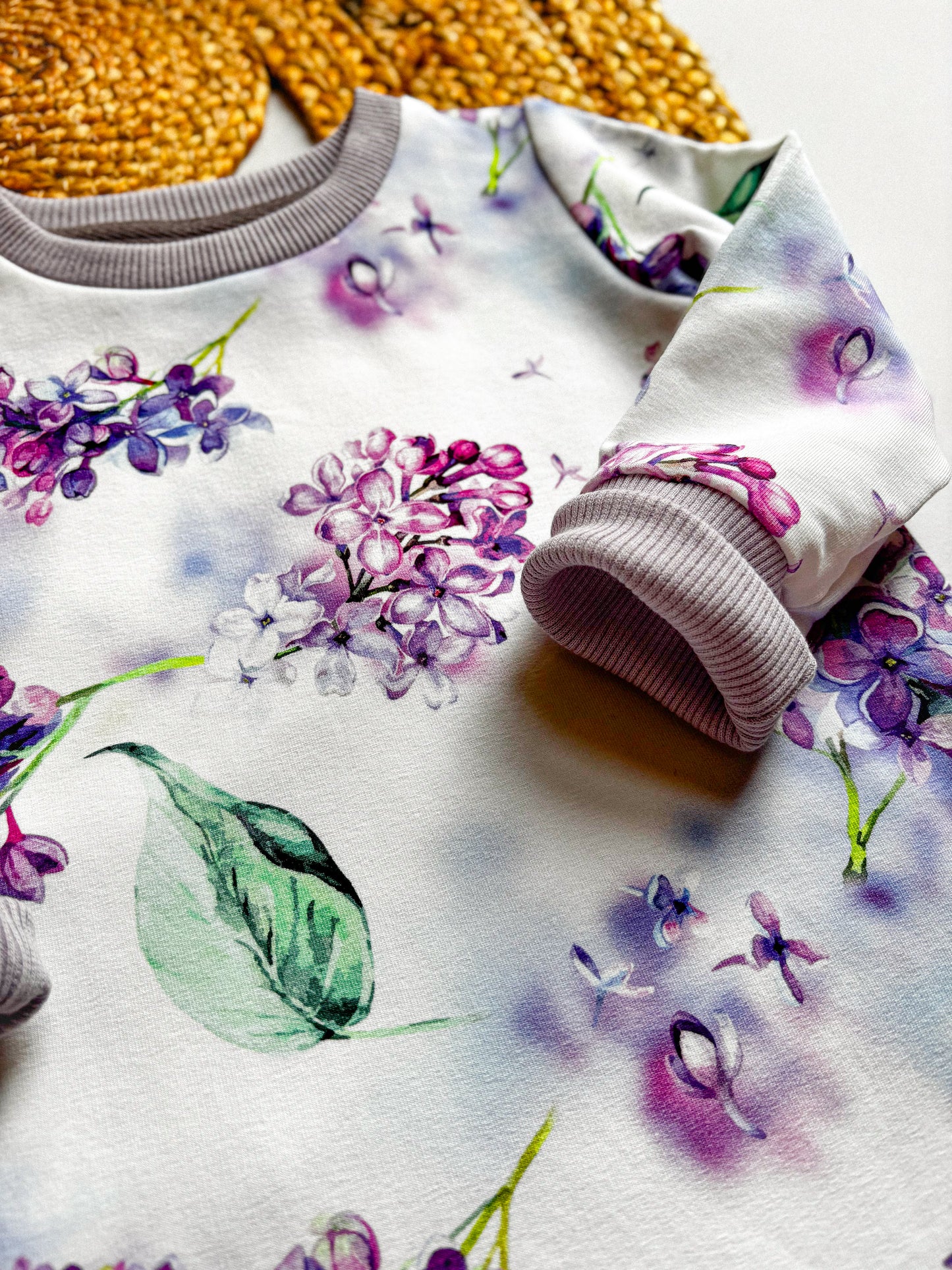 Mikinové šaty Flowers