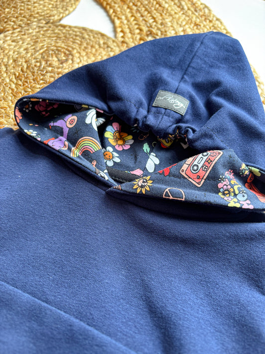 Mikina s kapucí Hippies