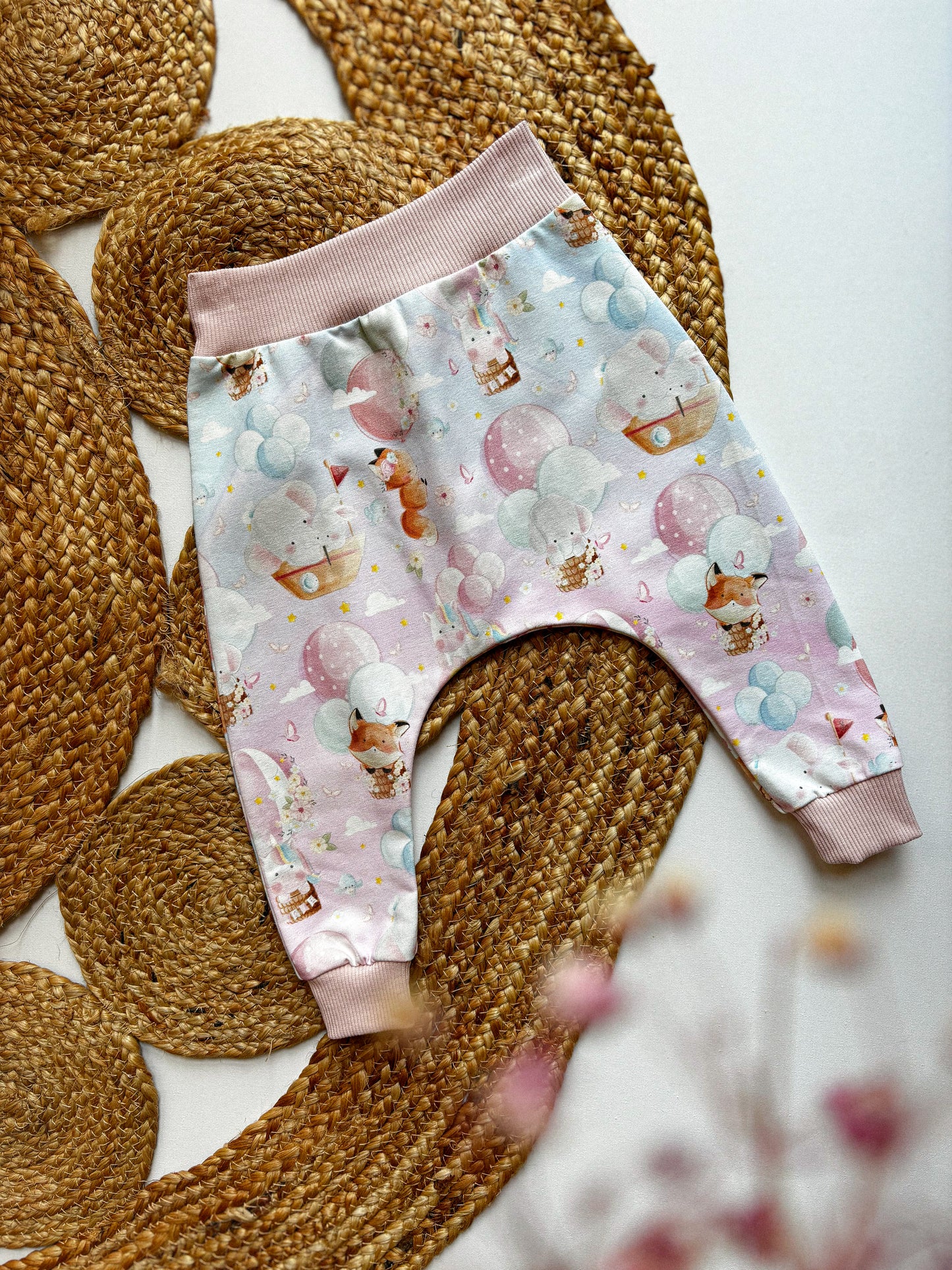 Bavlněné kalhoty Pink