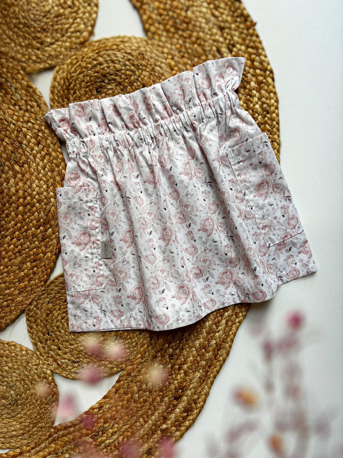 Bavlněná sukně Flamingo