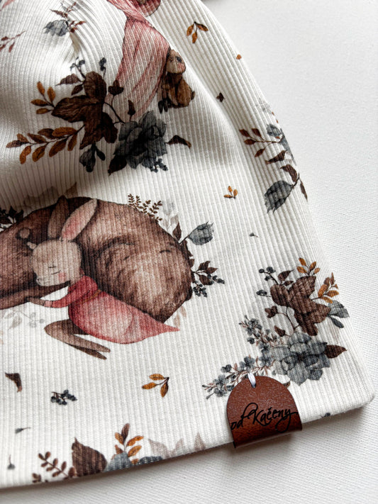 Žebrovaná čepice Bunny