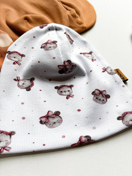 Žebrovaná čepice Teddy