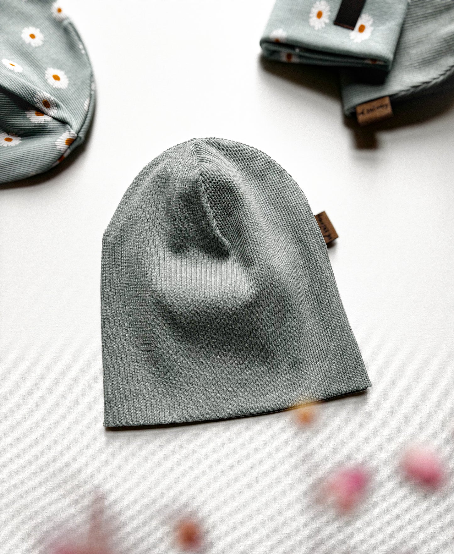 Žebrovaná čepice Grey