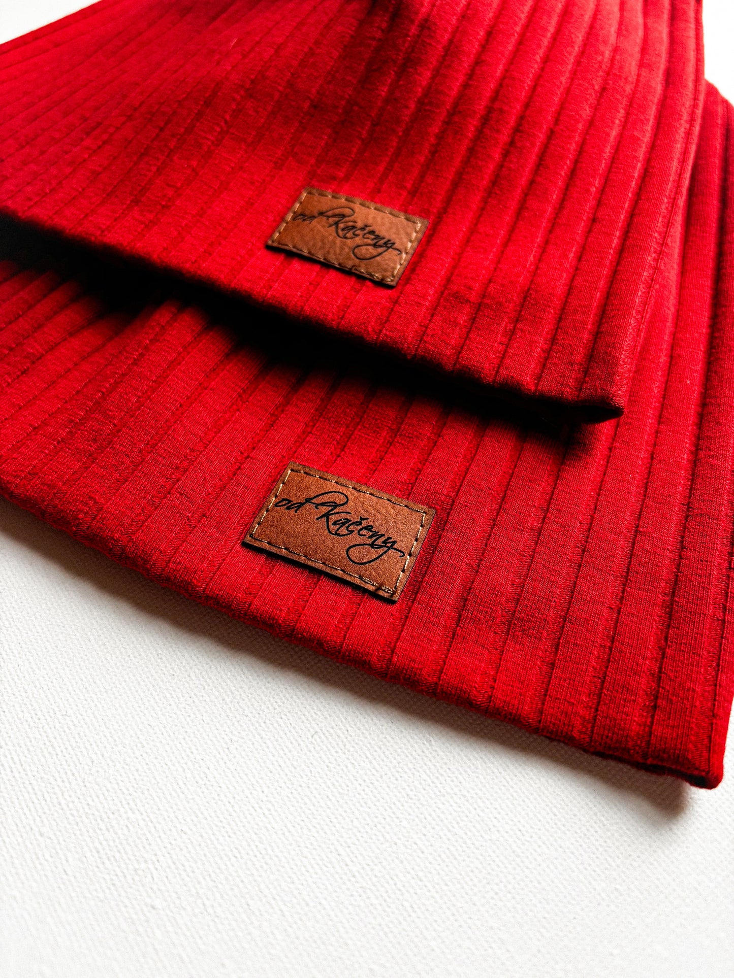 Žebrovaná čepice Bordo