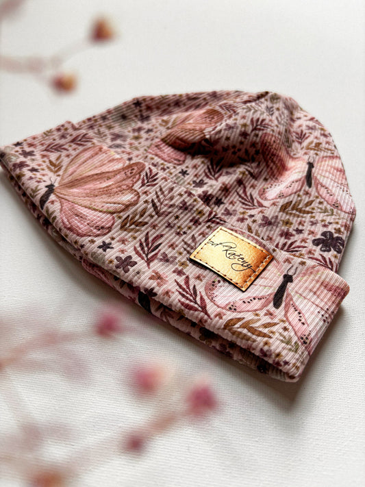 Žebrovaná čepice Buttefly