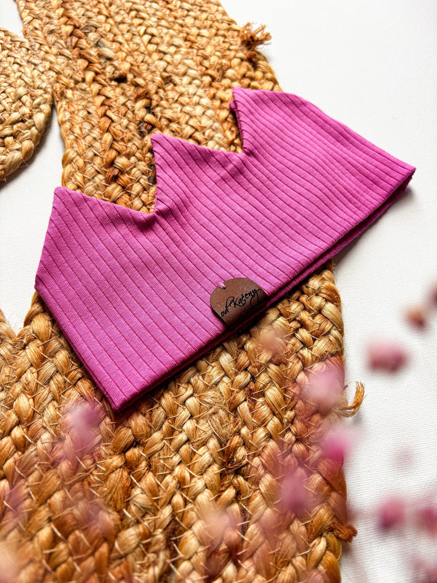 Žebrovaná korunka Pink