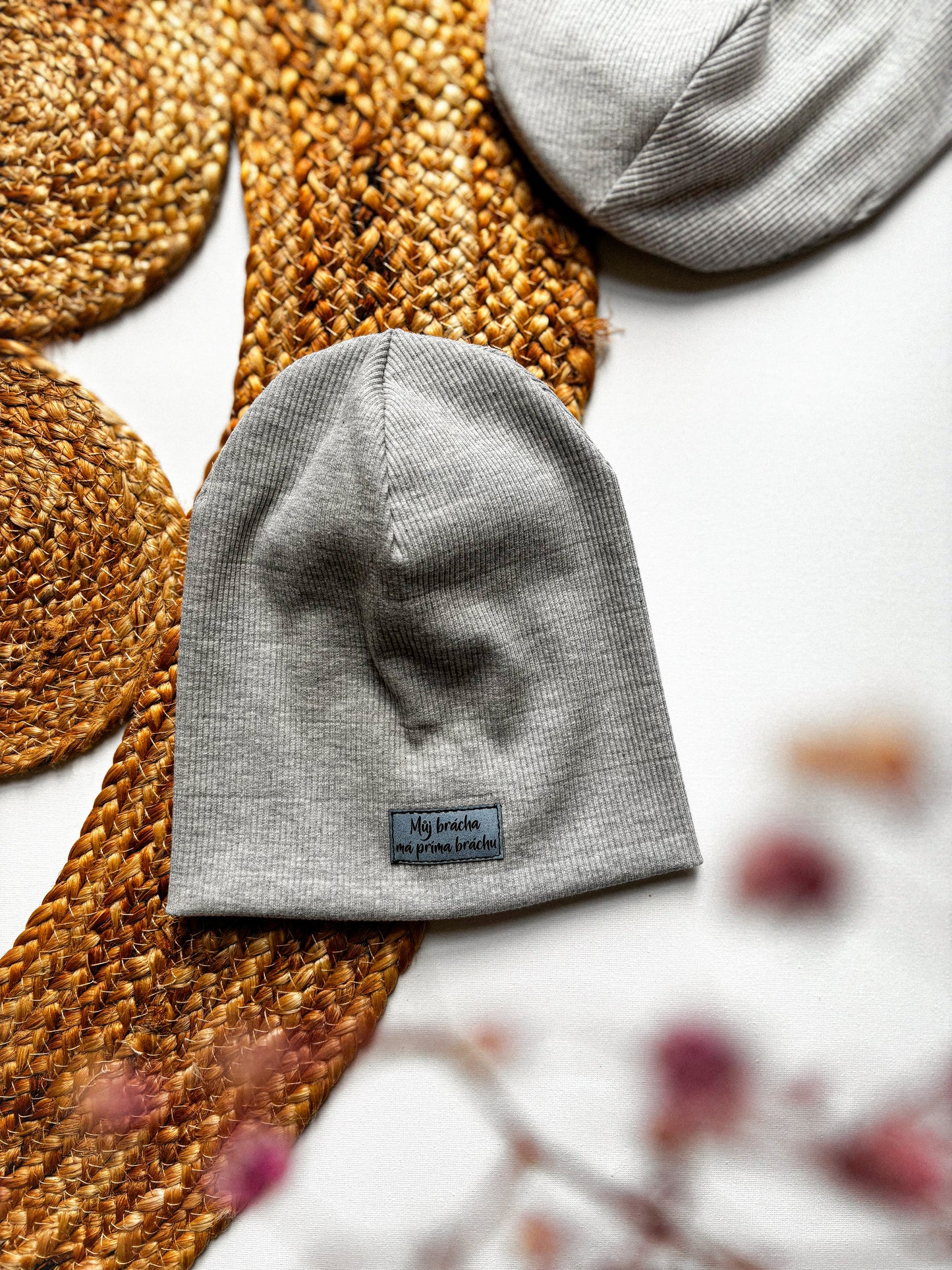 Žebrovaná čepice Grey Bráchové