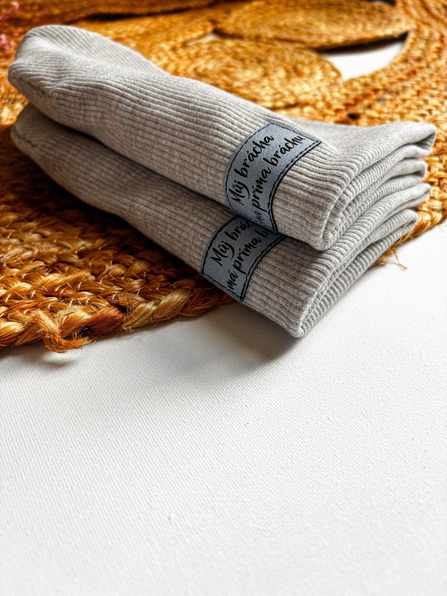 Žebrovaná čepice Grey Bráchové