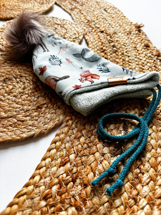 Ušanka se šnůrkami Winter